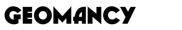 Geomancy font preview